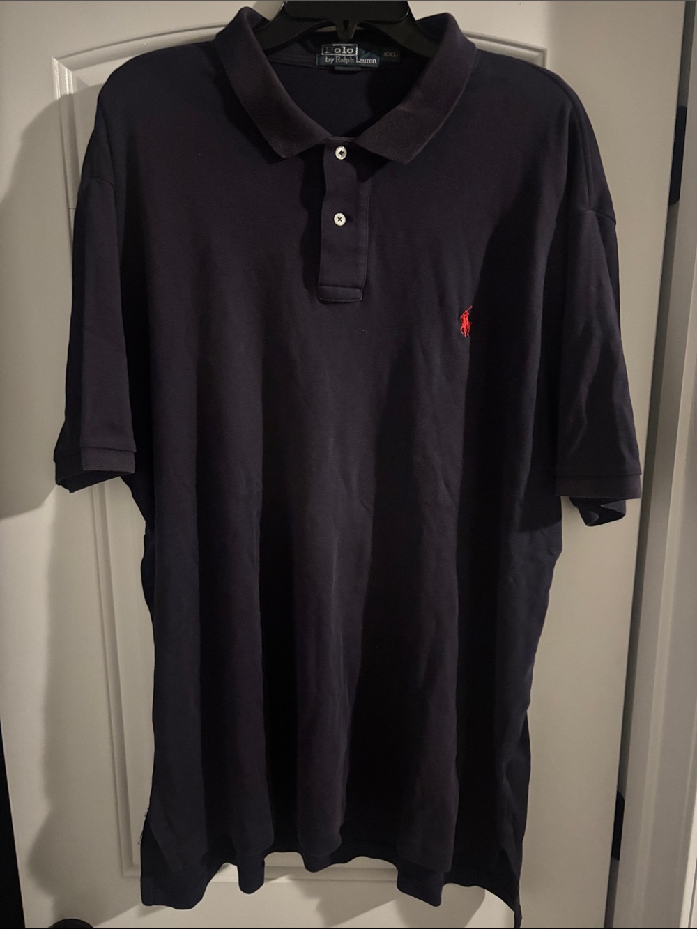 Ralph Lauren Men's Dark Navy Polo with Red Pony